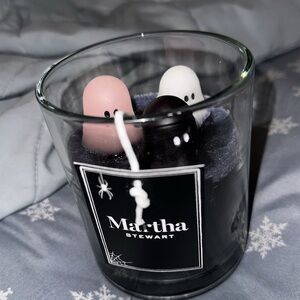 Ghost Trio Candle Martha Stewart Halloween Pink Purple White Ghosts Three 3